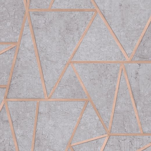 Papel Pintado Sança 4 Geométrico Metalizado