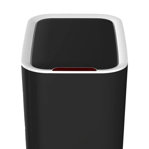 ABS papperskorg i svart, 25 x 15,5 x 30 cm | Kosmos