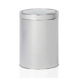Caixote de Aço Inoxidável 5L Prata, Ø19,5x27cm.