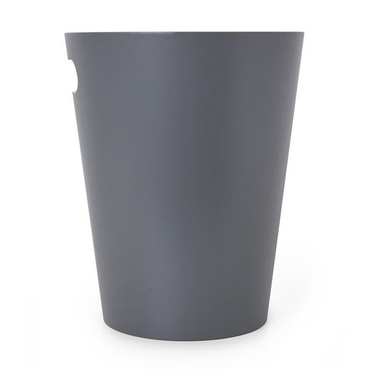 Caixote em faia cinza escuro e natural, Ø 23 x 28 cm | Woodrow