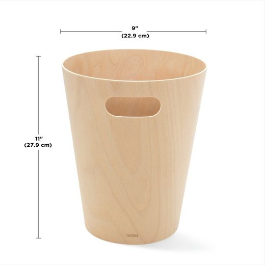 Ξύλινος κάδος απορριμμάτων Woodrow .5 24,5 x 28 cm