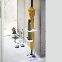 Paraplystativ i vitt stål, 36 x 11 x 11 cm | Torn