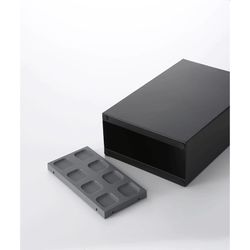 Paraplyställ i stål i svart, 23,5 x 12 x 36 cm | smart