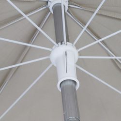 Parasol Hampton Beige Vast aluminium 240/10/28/32