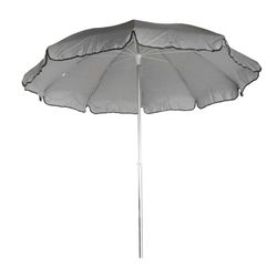 Sombrilla Pacific de Aluminio Gris claro, Ø240x28/32 cm