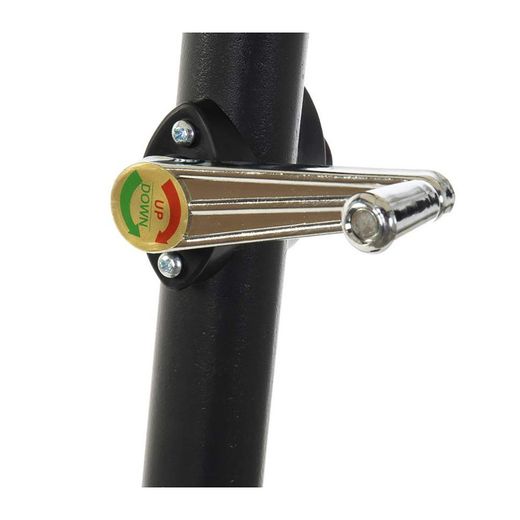 Grå hopfällbar parasoll, Ø270x250cm