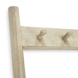 White Wooden Floor Coat Rack, 73x36x190 cm
