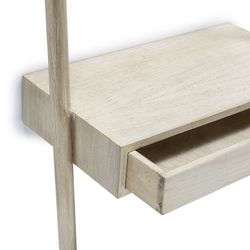 White Wooden Floor Coat Rack, 73x36x190 cm