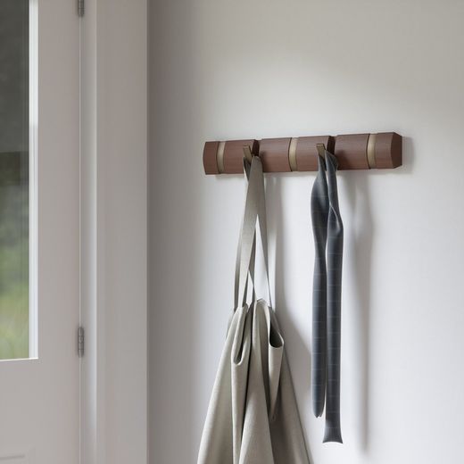 Wall coat rack, 51x3x6 cm, 5 hooks