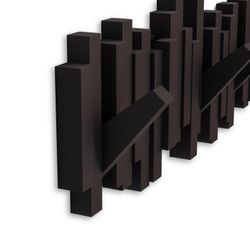 Wieszak ścienny Stick Express, 5 haczyków, 49 x 3 x 18 cm