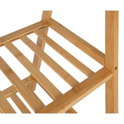 Standgarderobe aus Bambus in Natur, 90 x 43,5 x 153 cm | Bambus