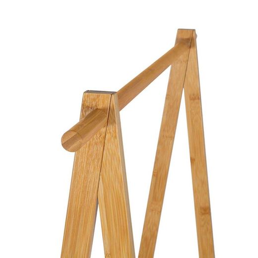 Standgarderobe aus Bambus in Natur, 90 x 43,5 x 153 cm | Bambus