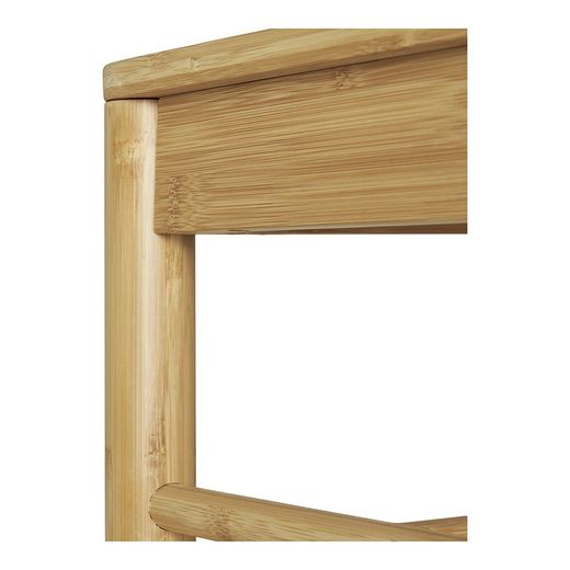 Σχάρα για παλτό από μπαμπού σε φυσικό χρώμα, 95 x 36 x 165 cm | Χόβολη