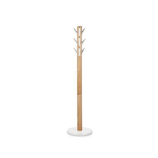 Houten kapstok Flapper, 40x40x168 cm, 9 haken