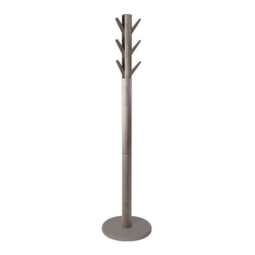 Perchero de pie de madera gris Flapper, 40x40x168 cm, 9 ganchos