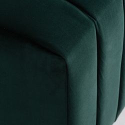 Piede per Letto Marsa in Legno di Abete nel Colore Verde, 91 x 45 x 48 cm