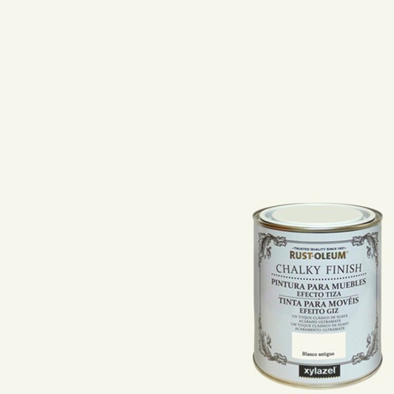 CHALKY FINISH Xyylazel White Antique 750ml paint. — Qechic