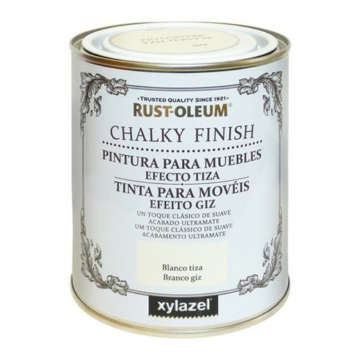 Pintura para muebles Chalky Finish Blanco Tiza 750ml