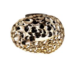 Narisa Rose Gold Plated Metal 5-light ceiling lamp, Ø47x30cm
