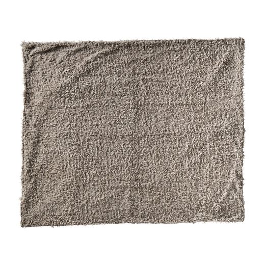 CANACE Beige Cotton Plaid, 142x3x170 cm.