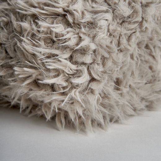 CANACE Beige Cotton Plaid, 142x3x170 cm.