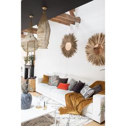 Bronze cotton plaid, 200 x 135 cm | Fara