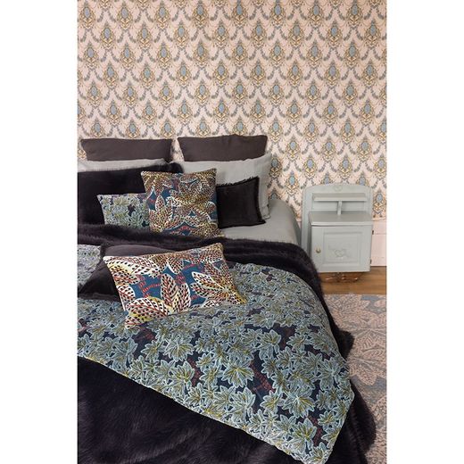 Multicoloured cotton plaid, 200 x 135 cm | Ariane