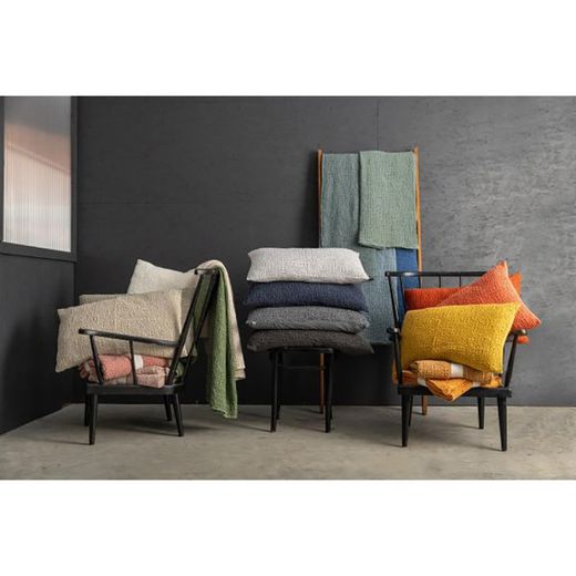 Cotton plaid in blush pink, 200 x 140 cm | Tana