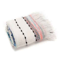 Flerfärgad syntetfiberpläd, 170 x 2 x 130 cm | Folk