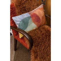 Polyesterplaid in roestkleur, 160 x 130 cm | Betani