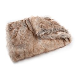 Plaid polyester taupe, 130 x 1 x 170 cm | Oslo