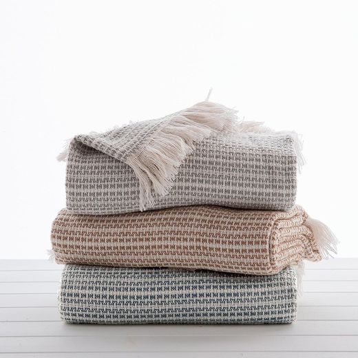 Plaid tissé en bleu et blanc | Séoul 17