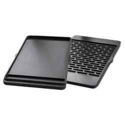 Plancha Réversible en Fonte pour Barbecue Weber Spirit 2 brûleurs
