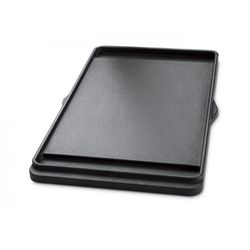 Plancha Réversible en Fonte pour Barbecue Weber Spirit 2 brûleurs