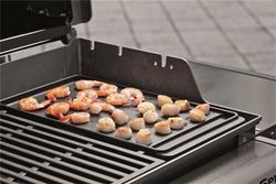 Plancha Réversible en Fonte pour Barbecue Weber Spirit 2 brûleurs