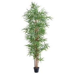 Plante artificielle en PVC vert et naturel, 20 x 20 x 180 cm | Bambou
