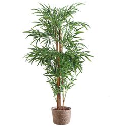 Plante artificielle en PVC vert et naturel, 20 x 20 x 180 cm | Bambou