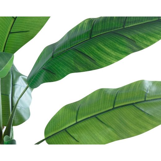 Künstliche PVC-Pflanze in Grün und Natur, 20 x 20 x 180 cm | Bananenbaum