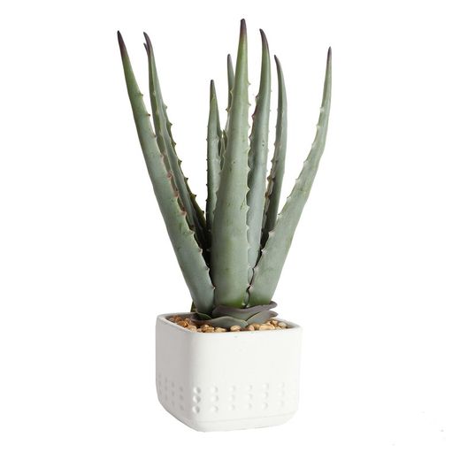Planta artificial Cactus de plástico, 20 x 20 x 32 cm