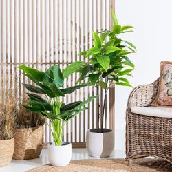 Calla artificiel vert, Ø40x95cm