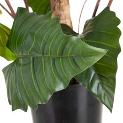 Planta de Colocasia Artificial Verde, Ø42x130cm