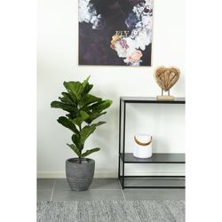 Polyethylene fiddle leaf plant in green, 36 x 46 x 100 cm | Fiddle