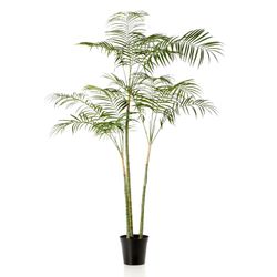 Green Plastic Royal Palm Plant, Ø85x235cm