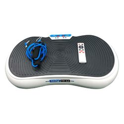 Plataforma vibratória com 10 programas, controle remoto e elásticos | Fitter TN001X