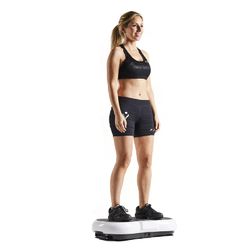 Plataforma vibratória com 10 programas, controle remoto e elásticos | Fitter TN001X