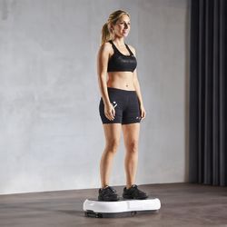 Plataforma vibratória com 10 programas, controle remoto e elásticos | Fitter TN001X