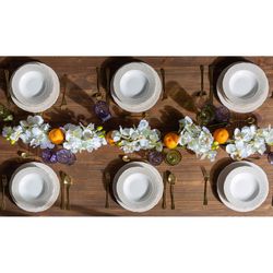 Service de table en céramique vierge de 18 pièces | alka