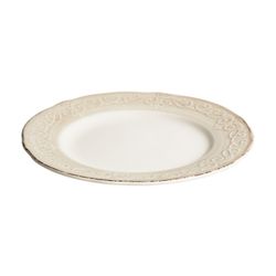 Ceramic Plate Alka White, Ø23x2cm