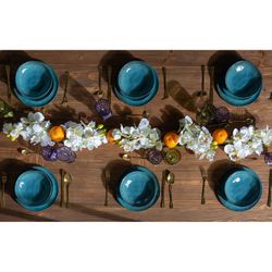 Assiette Céramique Irenka Bleu, Ø20x2cm