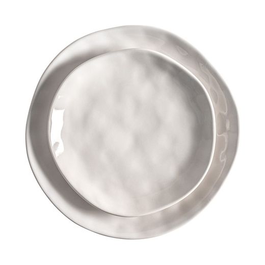 White Porcelain Plate, Ø20x2cm